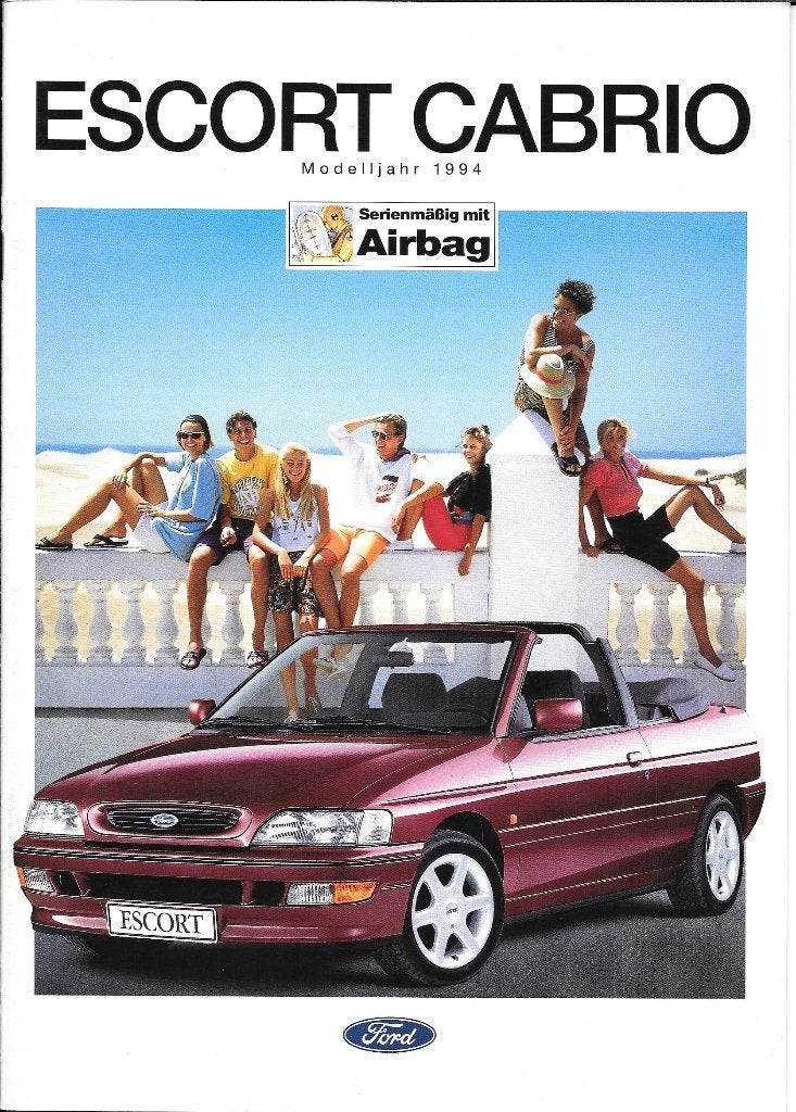 FORD ESCORT CABRIOLET, Ophalen of Verzenden, Zo goed als nieuw, Ford
