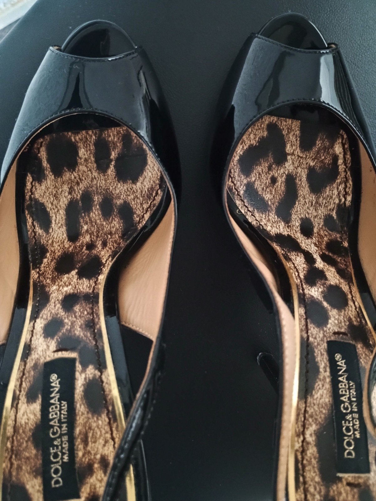 Slingback Dolce & Gabbana 36 mots, Dolce & Gabbana, Enlèvement ou Envoi, Chaussures à haut talons, Comme neuf