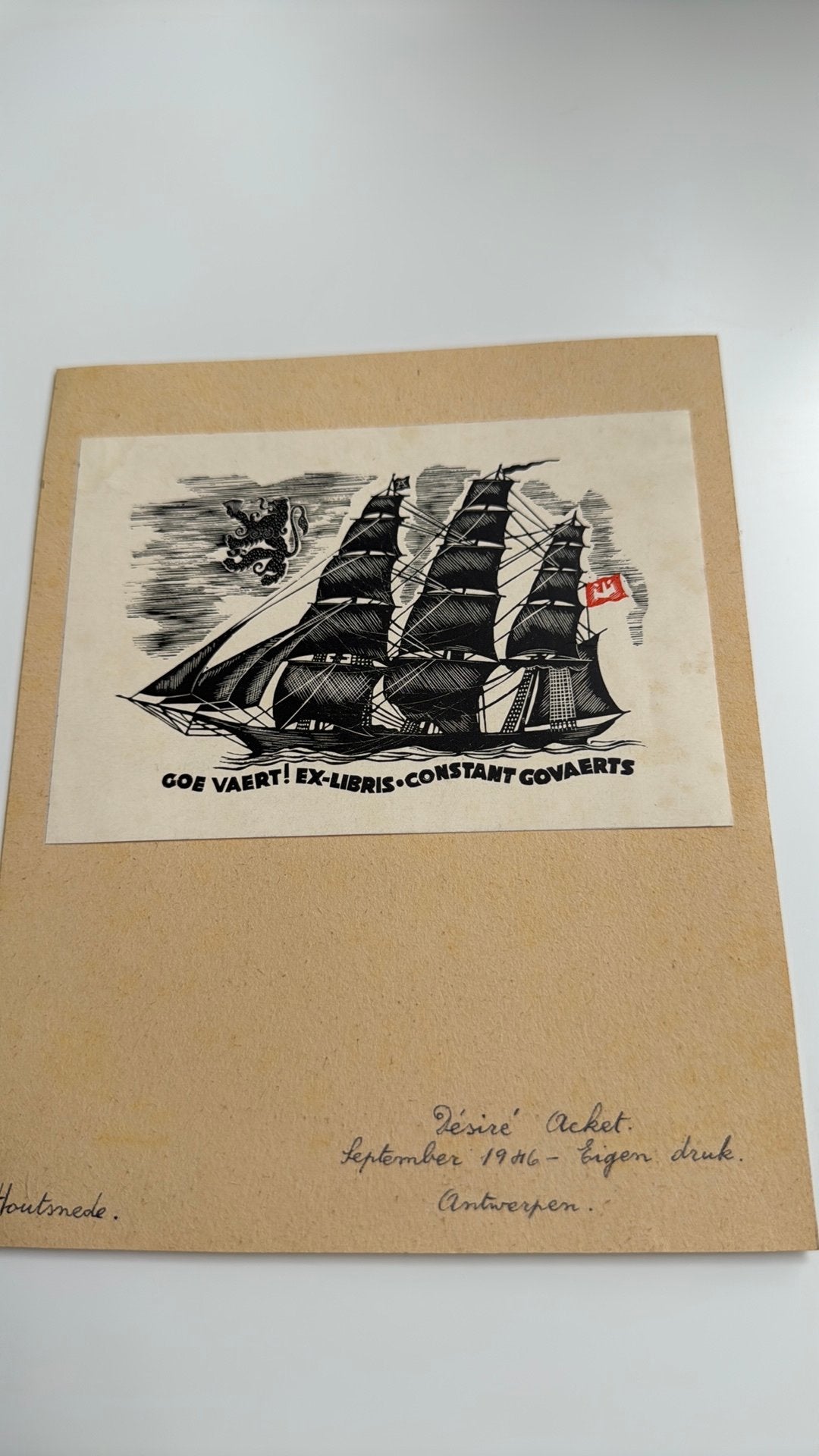 Etsen, Antiek en Kunst, Ophalen, Houtsnede