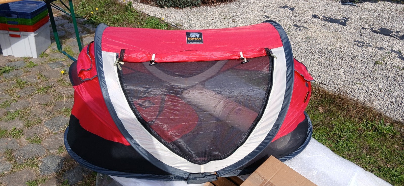 deryan kleuter campingtent, Kinderen en Baby's, Ophalen, Zo goed als nieuw