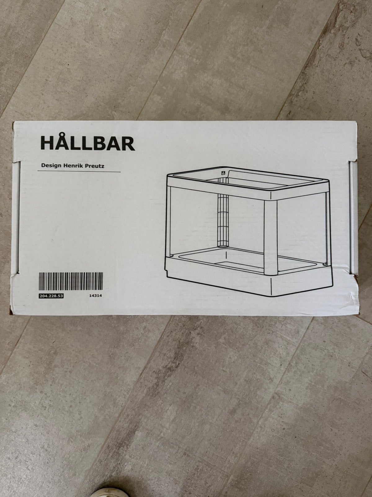 Ikea hallbar ecru, Huis en Inrichting, Ophalen, Nieuw