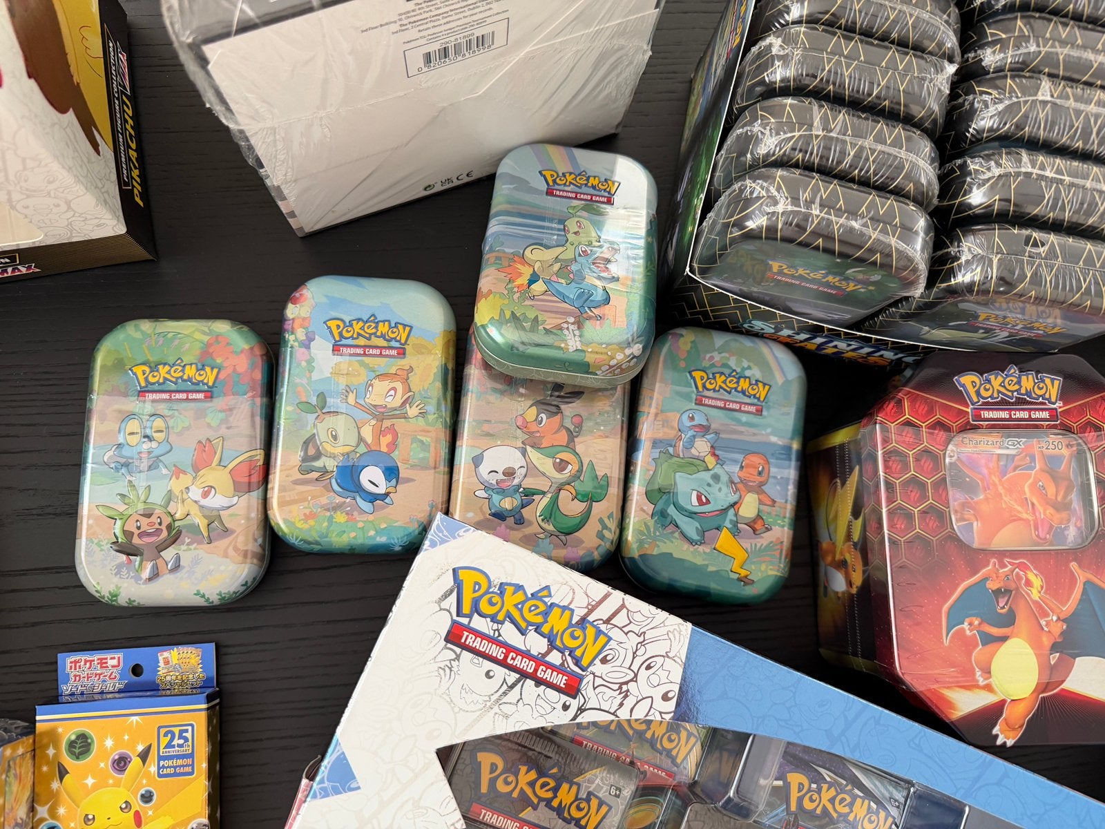 Sealed pokémon items, Verzenden