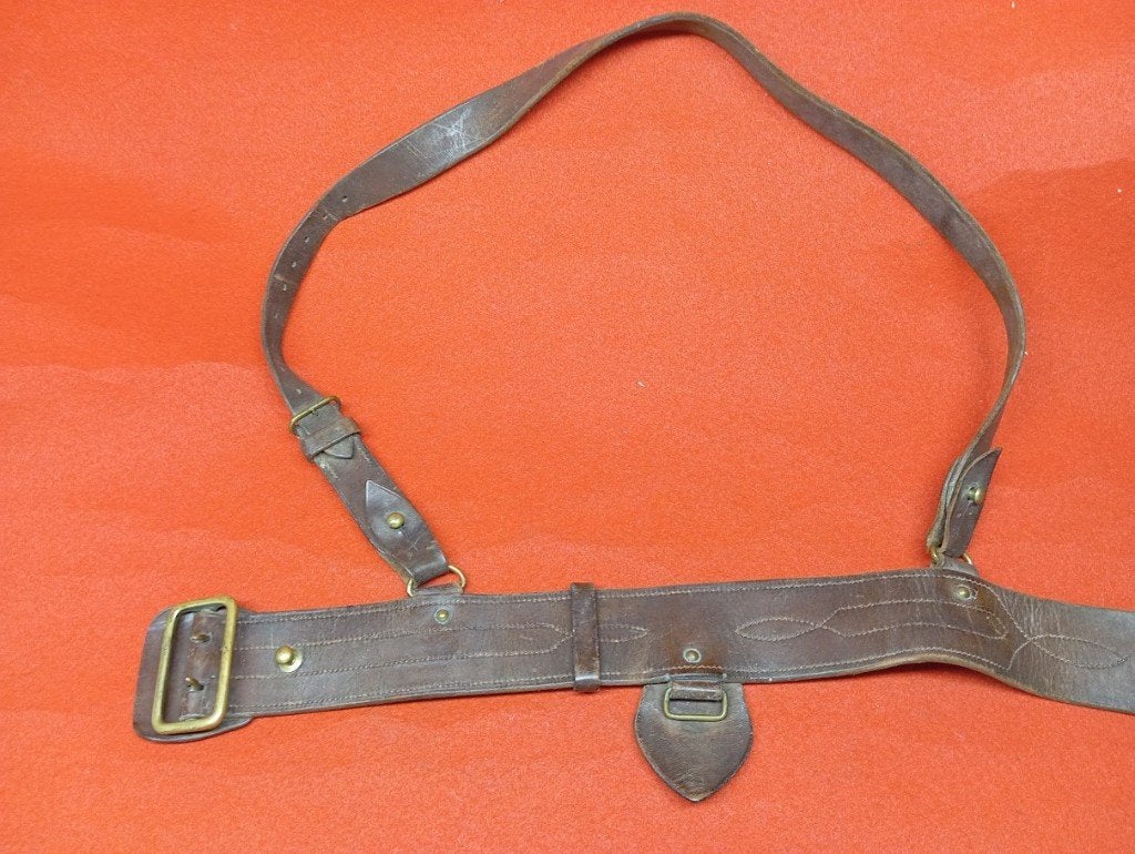 ABBL / ceinturon baudrier officier / Belgique ww2, Collections, Enlèvement ou Envoi, Armée de terre, Vêtements ou Chaussures