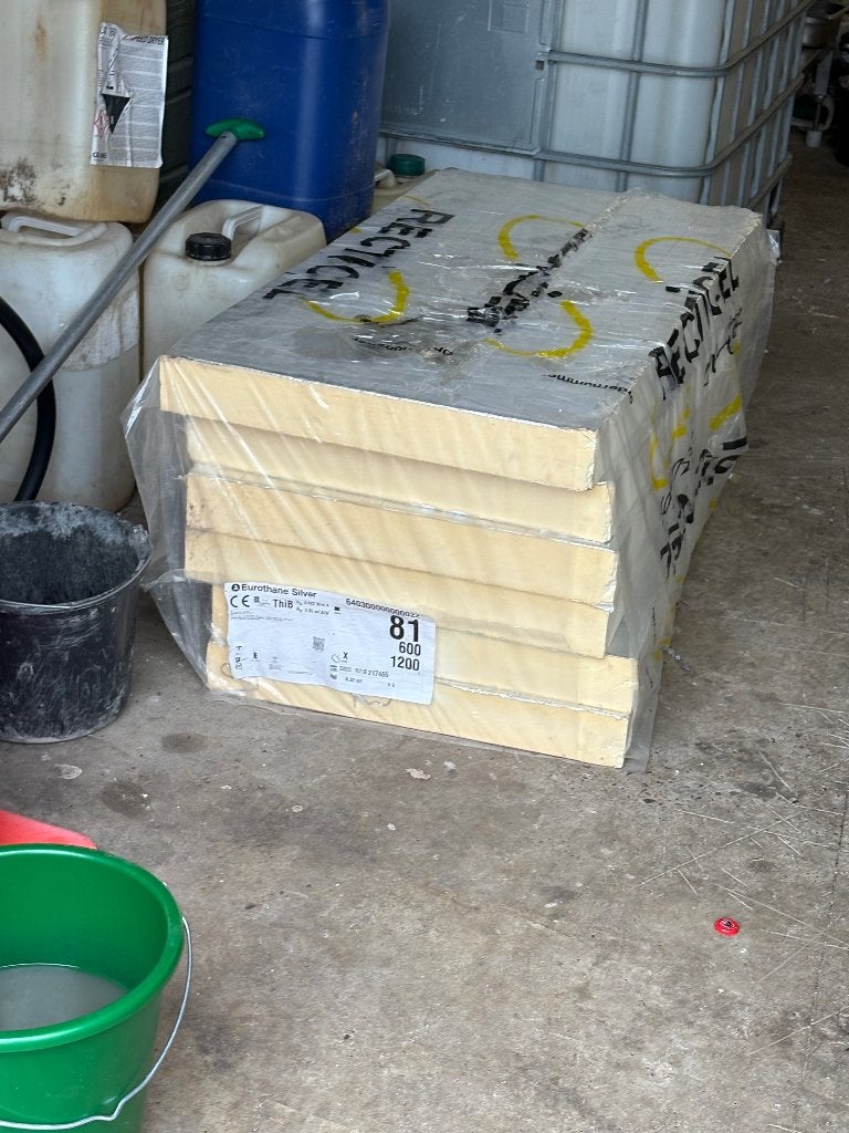 isolatie 8 cm en 12 cm 1 pak overschot, Doe-het-zelf en Bouw, Isolatie en Afdichting, Ophalen, Nieuw, Hardschuim (Pir), 8 tot 12 cm