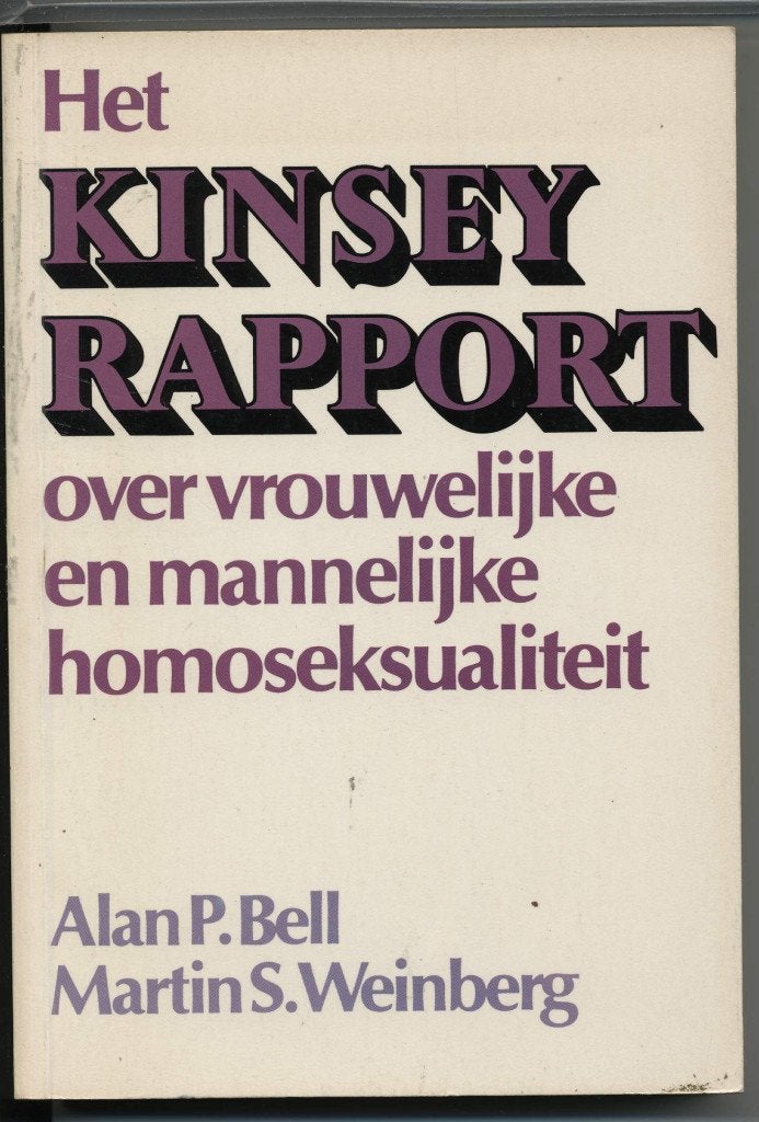 Kinsey rapport over vr en mannelijke homoseksualiteit, Livres, Psychologie, Enlèvement ou Envoi, Utilisé, Autres sujets/thèmes