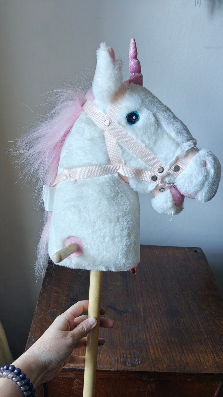 Tête de licorne (peluche) à chevaucher, Enlèvement, Comme neuf