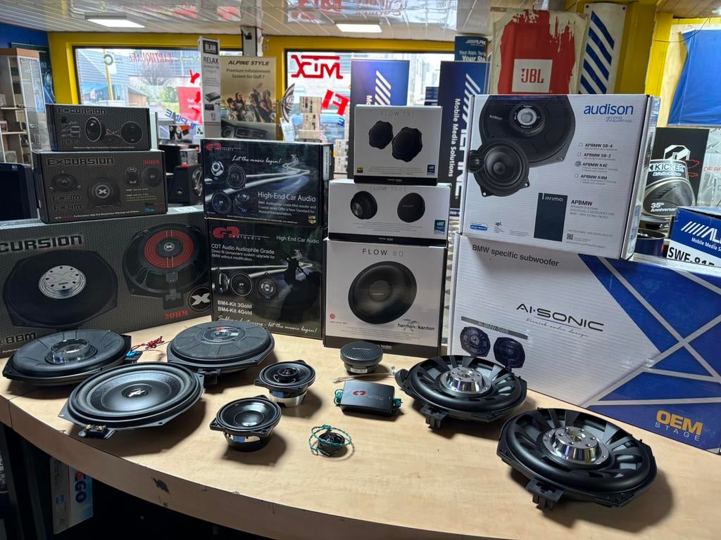 Bmw sound specialist…Stef’s car audio the place to go!, Auto diversen, Ophalen, Nieuw