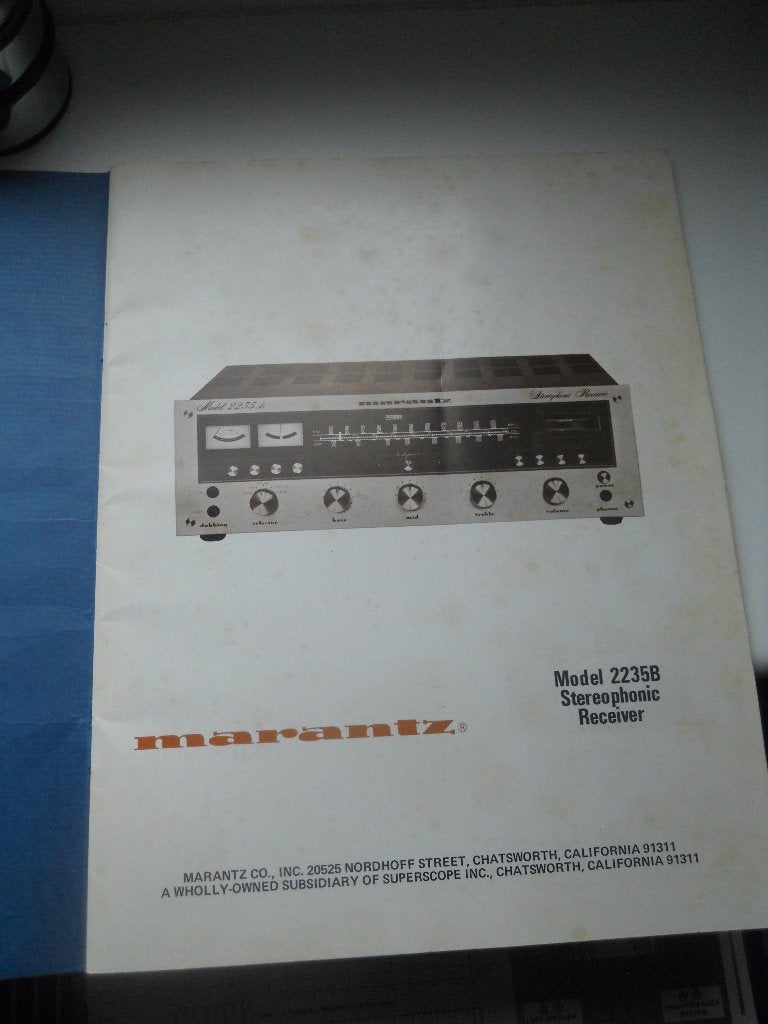 Marantz Handleiding, Ophalen, Zo goed als nieuw, 60 tot 120 watt, Marantz
