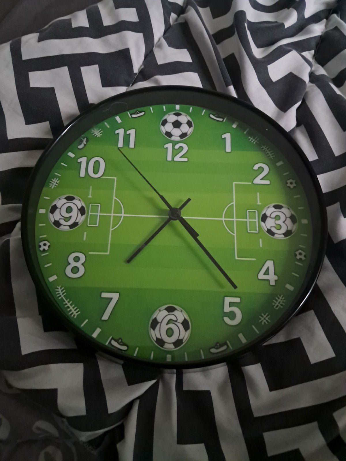 horloge football, Enlèvement ou Envoi, Neuf, Horloge murale