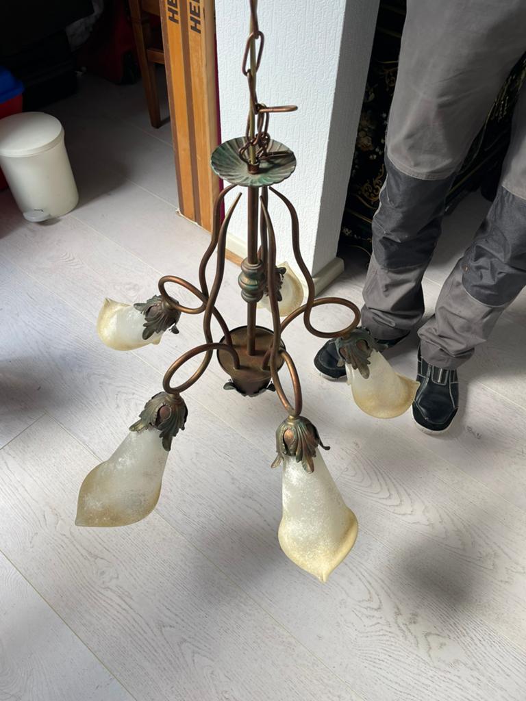 Italiaanse luster, Ophalen, Zo goed als nieuw, Glas