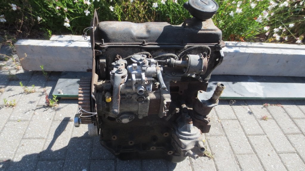 Volkswagen T3 JX motor 1.6TD in losse onderdelen, onvolledig, Enlèvement, Utilisé, Volkswagen