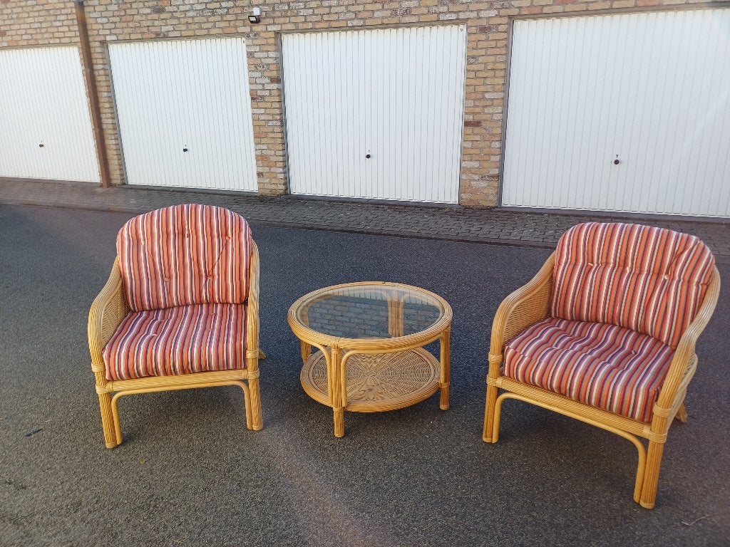 Rotan salon, Enlèvement, Comme neuf, Osier ou Rotin