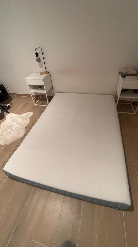 Matras van IKEA, Huis en Inrichting, Slaapkamer | Boxsprings, Ophalen, Tweepersoons, 140 cm, Zo goed als nieuw
