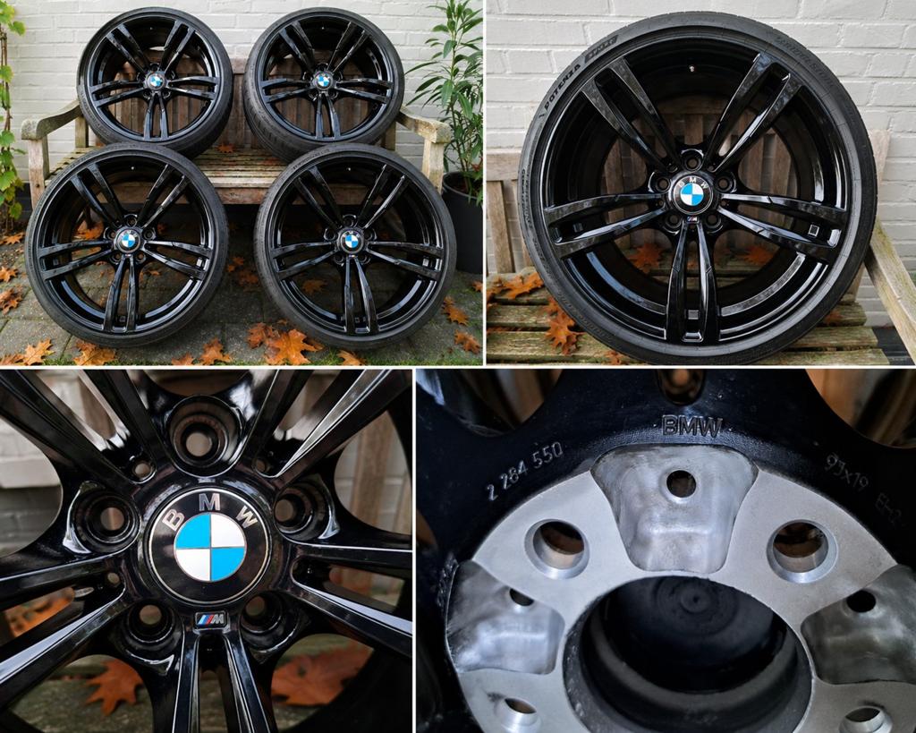 Jantes BMW 437M 19” d’origine + pneus Continental, Enlèvement, 19 pouces, Pneu(s)