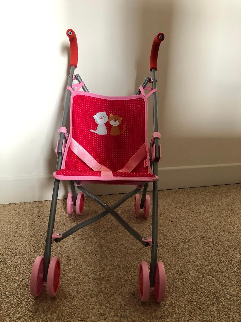 Poppenwagen van HABA, Kinderen en Baby's, Ophalen, Zo goed als nieuw, Babypop