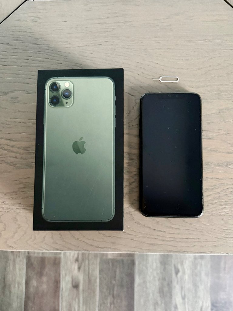 iPhone 11 Pro Max Midnight Green 256 GB, Telecommunicatie, IPhone 11 Pro Max, Zo goed als nieuw, 84 %, Zonder simlock