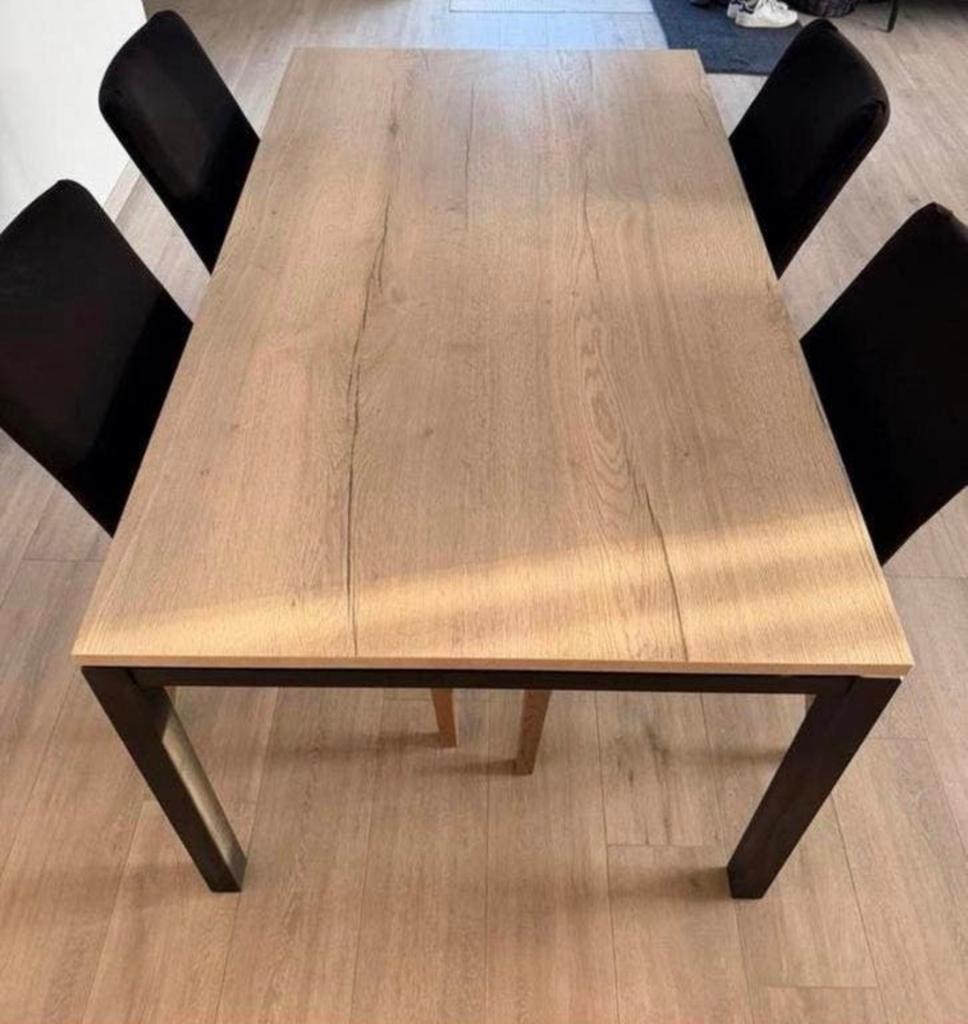 Eettafel, 100 à 150 cm, Cinq personnes ou plus, Comme neuf, Enlèvement