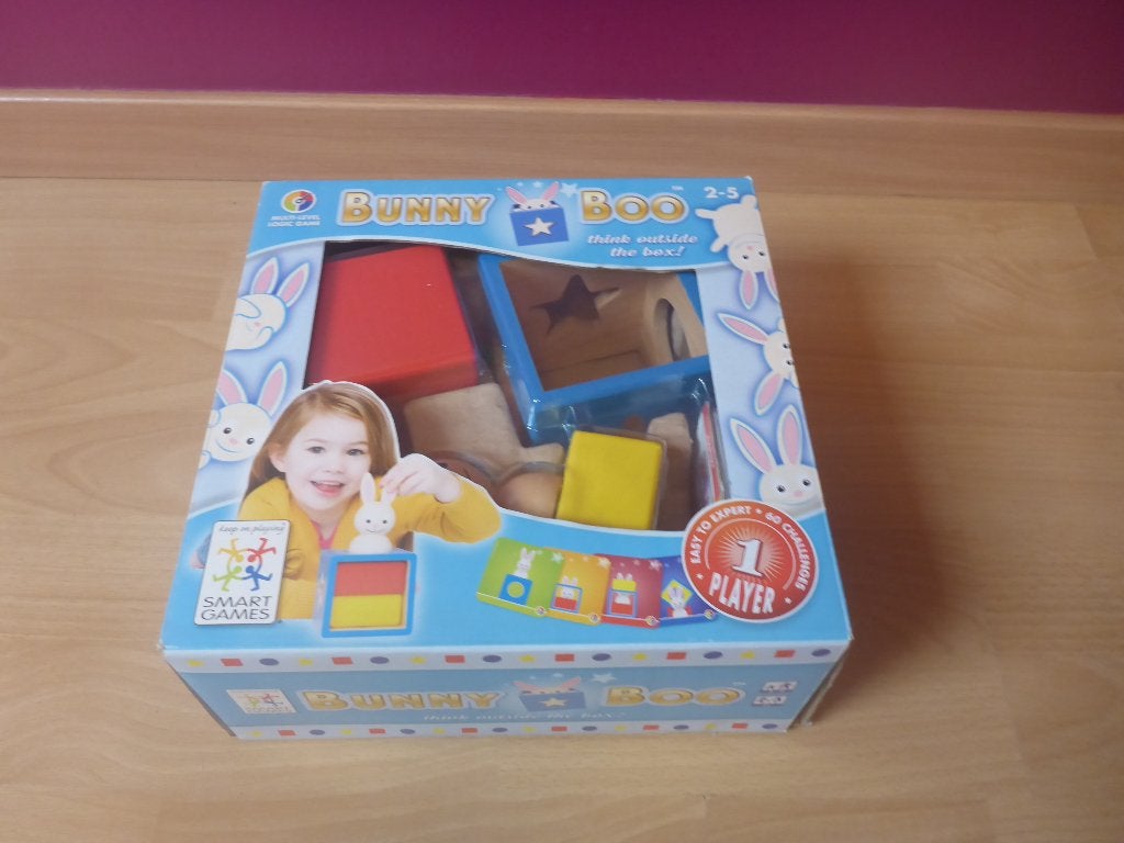 Smart Games - Bunny Boo - 60 opdrachten, Hobby en Vrije tijd, Ophalen of Verzenden, Zo goed als nieuw