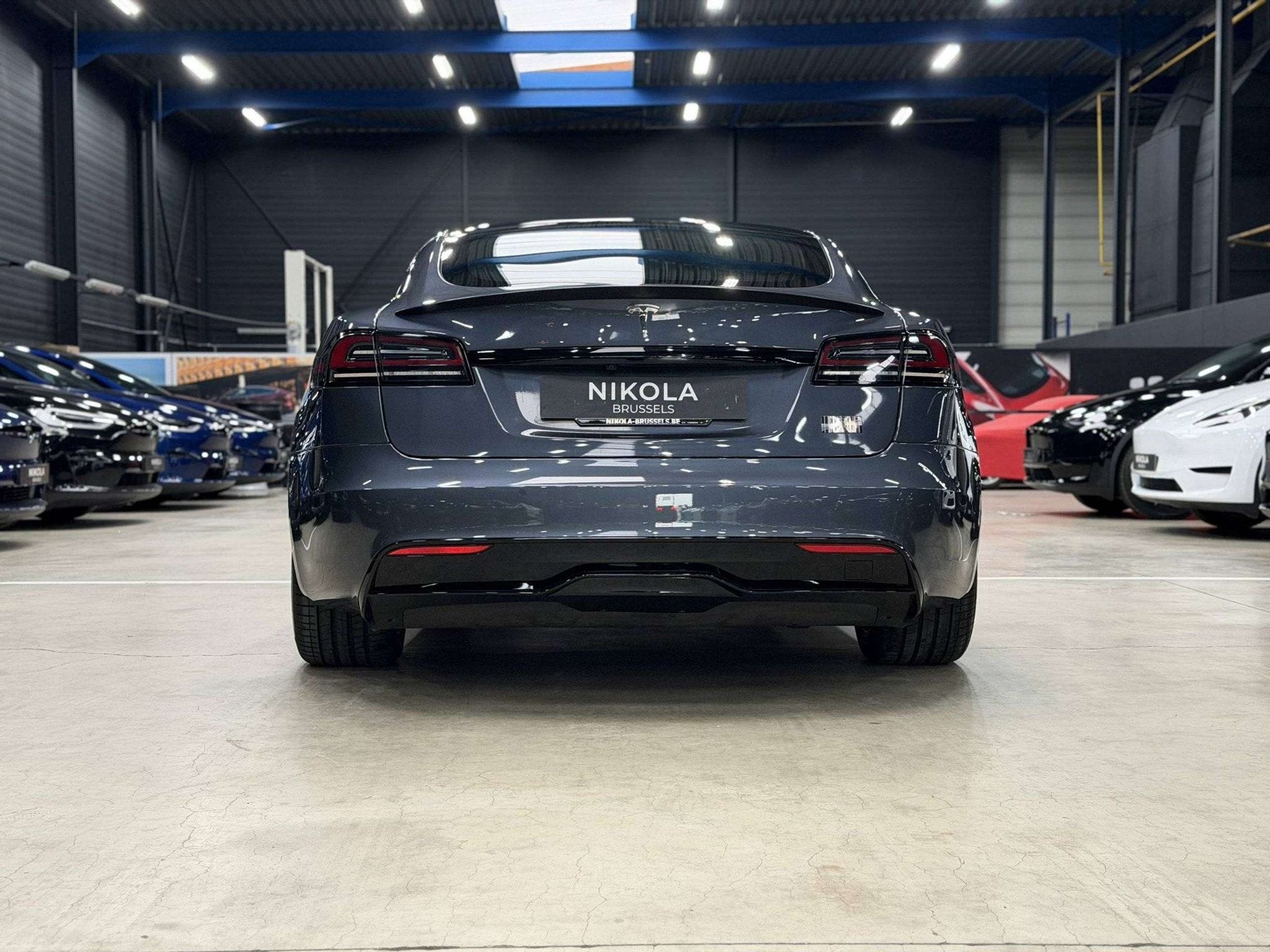 Tesla Model S PLAID 1020 PK - YOKE - CARBON - MIDNIGHT SILVE, Auto's, Automaat, 75 kW, Gebruikt, Zwart