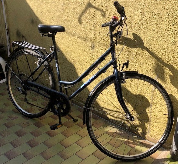damesfiets EUROPA met 7 versnellingen,nagezien-alles werkt!, Ophalen, Velgrem, Versnellingen, 53 tot 56 cm