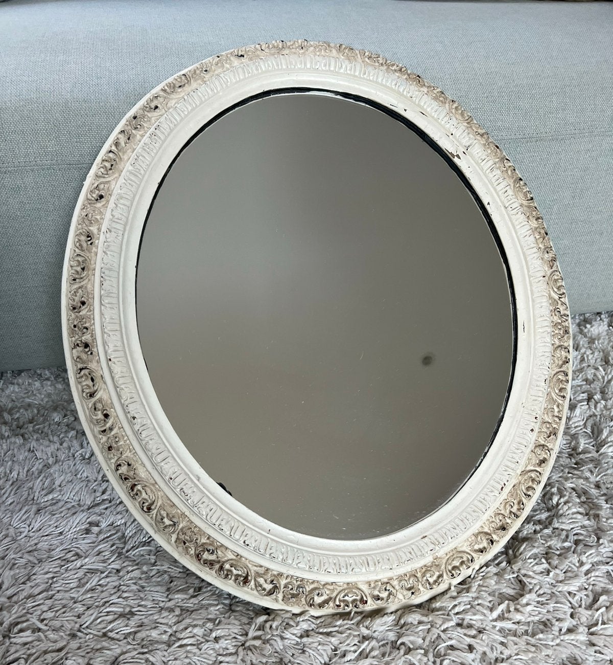 Miroir ovale, Enlèvement, Comme neuf