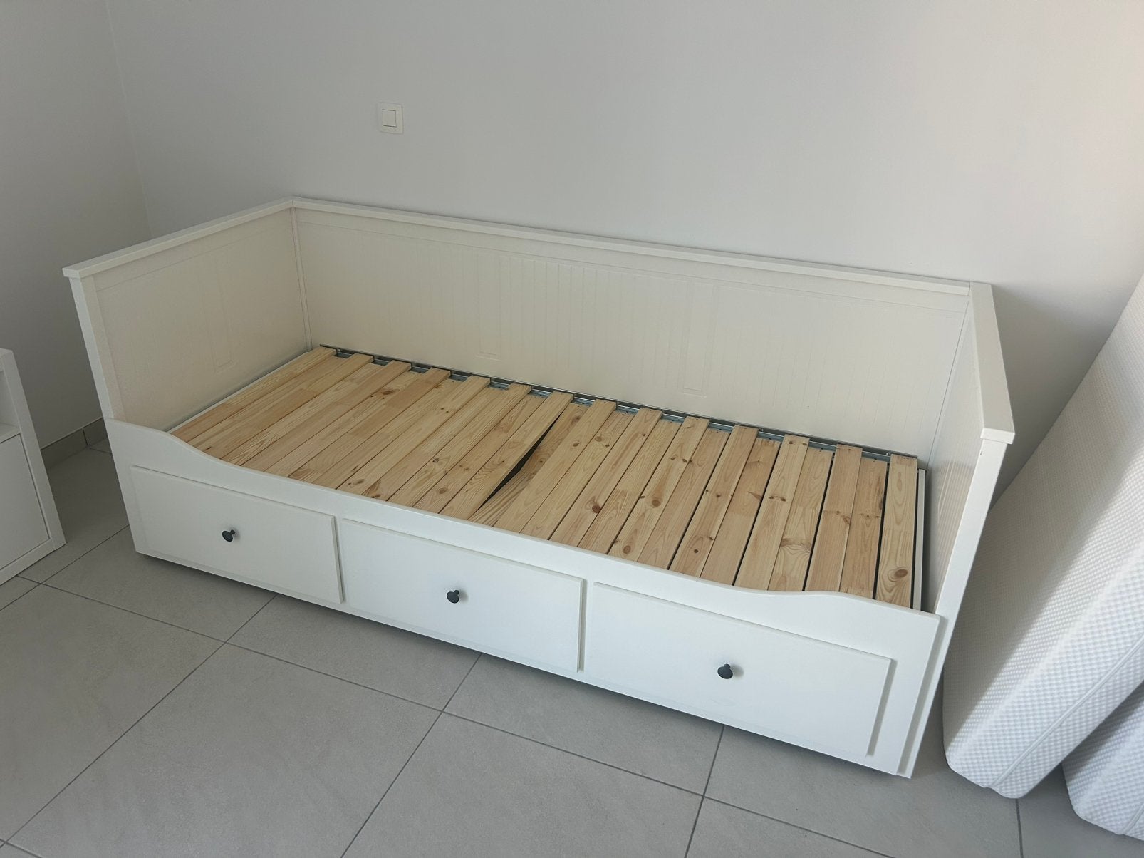 Lit banquette ikea hemnes, Maison & Meubles, Enlèvement, Comme neuf