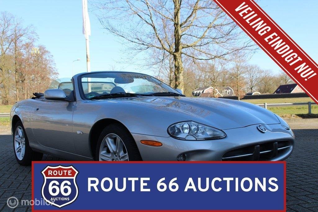 Jaguar XK8 4.0 Cabriolet | 1999 | Route 66 Auctions, Autos, Achat, Entreprise, Boîte manuelle, Autre carrosserie