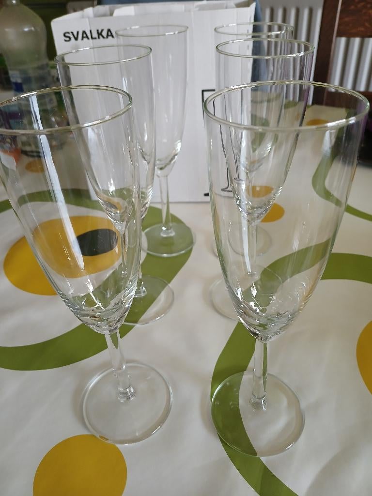 Champagneglazen 6 stuks, Enlèvement, Neuf, Autres types
