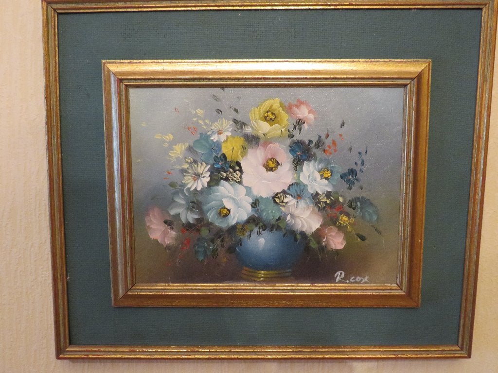 Schilderij bloemen, Ophalen, Schilderij