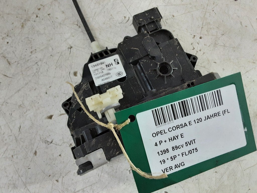 SERRURE DE PORTE AVANT GAUCHE Opel Corsa E (13431841), Opel, Opel Automobile GmbH, Utilisé, Avant