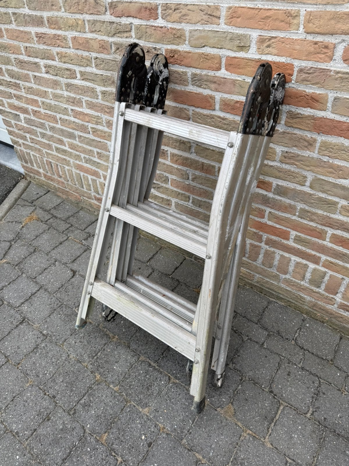 Ladder, Doe-het-zelf en Bouw, Ladders en Trappen, Ophalen, Gebruikt, Ladder, Opvouwbaar of Inschuifbaar