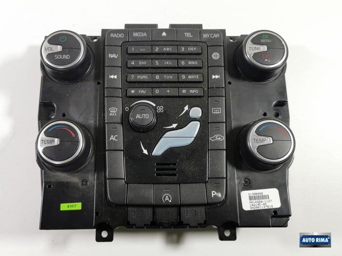 Panneau de commandes chauffage d'un Volvo V60, -, 3 mois de garantie, -, -