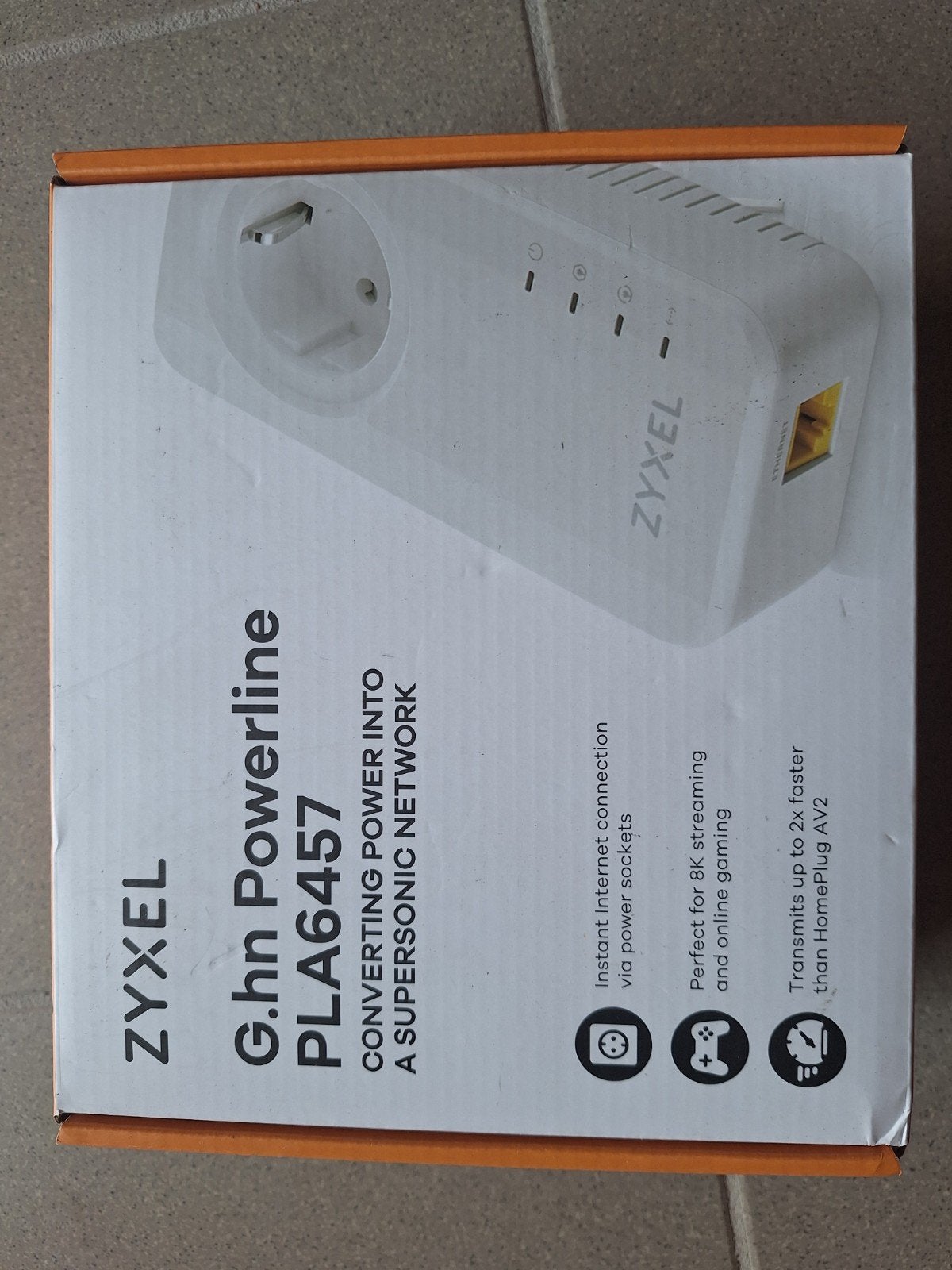 Zyxel G.hn Powerline PLA6457 (powerline adapter met doorvoer, Ophalen of Verzenden