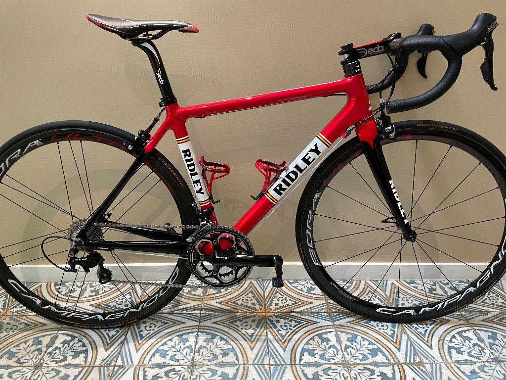 Ridley Carbon maat XS, Fietsen en Brommers, 28 inch, Gebruikt, Carbon, Velgrem