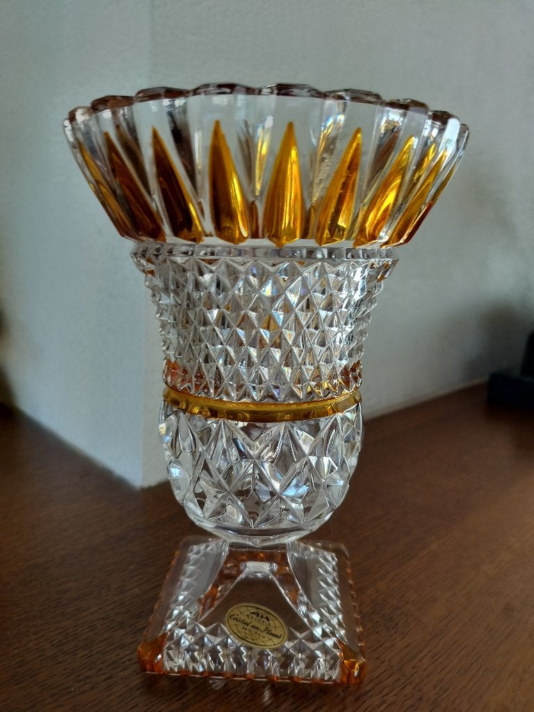 Kristallen vaas, Antiek en Kunst, Ophalen of Verzenden