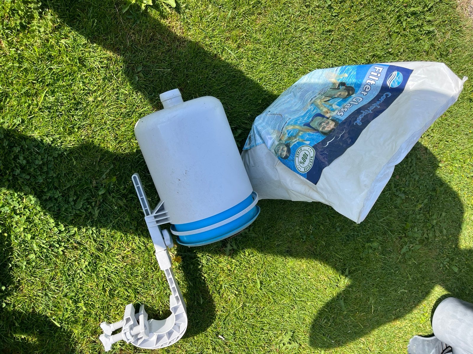 Toebehoren intex kranen en jacuzzi stoeltje, Tuin en Terras, Ophalen, Zo goed als nieuw, Filter