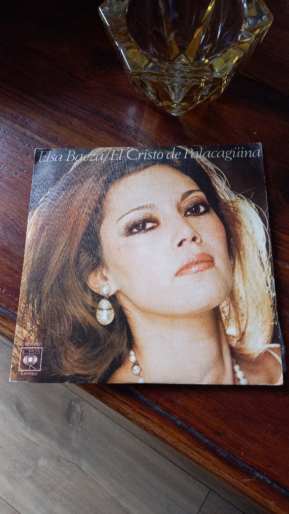 vinyl (45T) elsa baeza "el cristo de palacaguina", Enlèvement, Utilisé