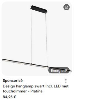 Luminaire, Maison & Meubles, Enlèvement, Utilisé