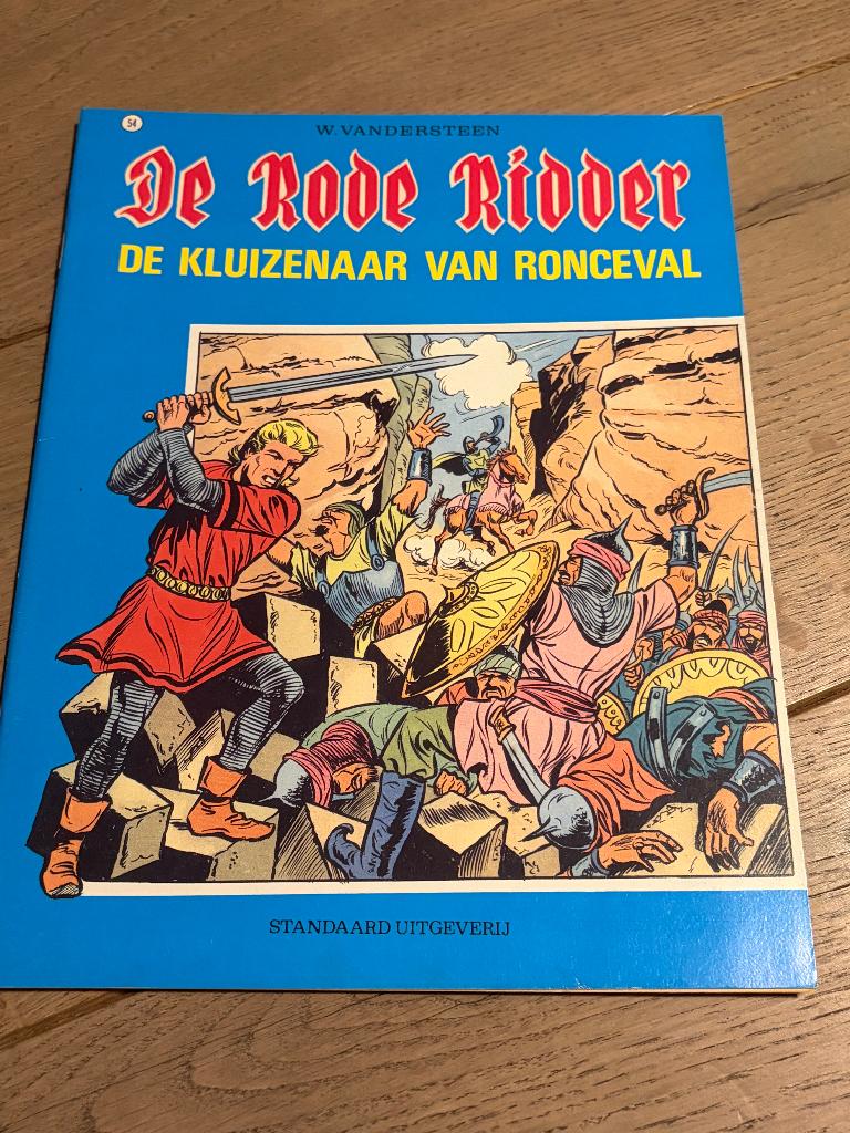 De Rode Ridder - 54 - De kluizenaar van Ronceval, Eén stripboek, Ophalen of Verzenden, Gelezen, Willy Vandersteen