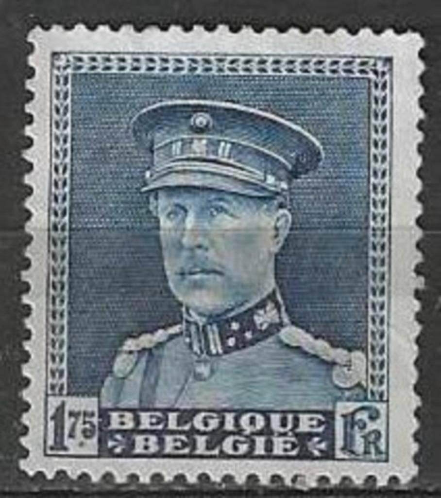Belgie 1931 - Yvert/OBP 320 - Albert I met kepi 1.75 F. (ST), Verzenden, Gestempeld, Gestempeld, Koninklijk huis
