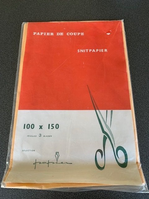 Restje snitpapier, Hobby en Vrije tijd, Kledingpatronen, Ophalen of Verzenden, Gebruikt