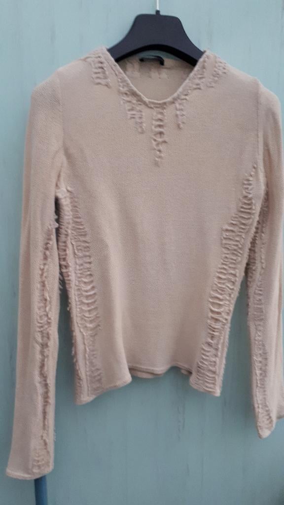 magnifique pull beige femmes taille M de la marque Dikton's, Enlèvement, Beige