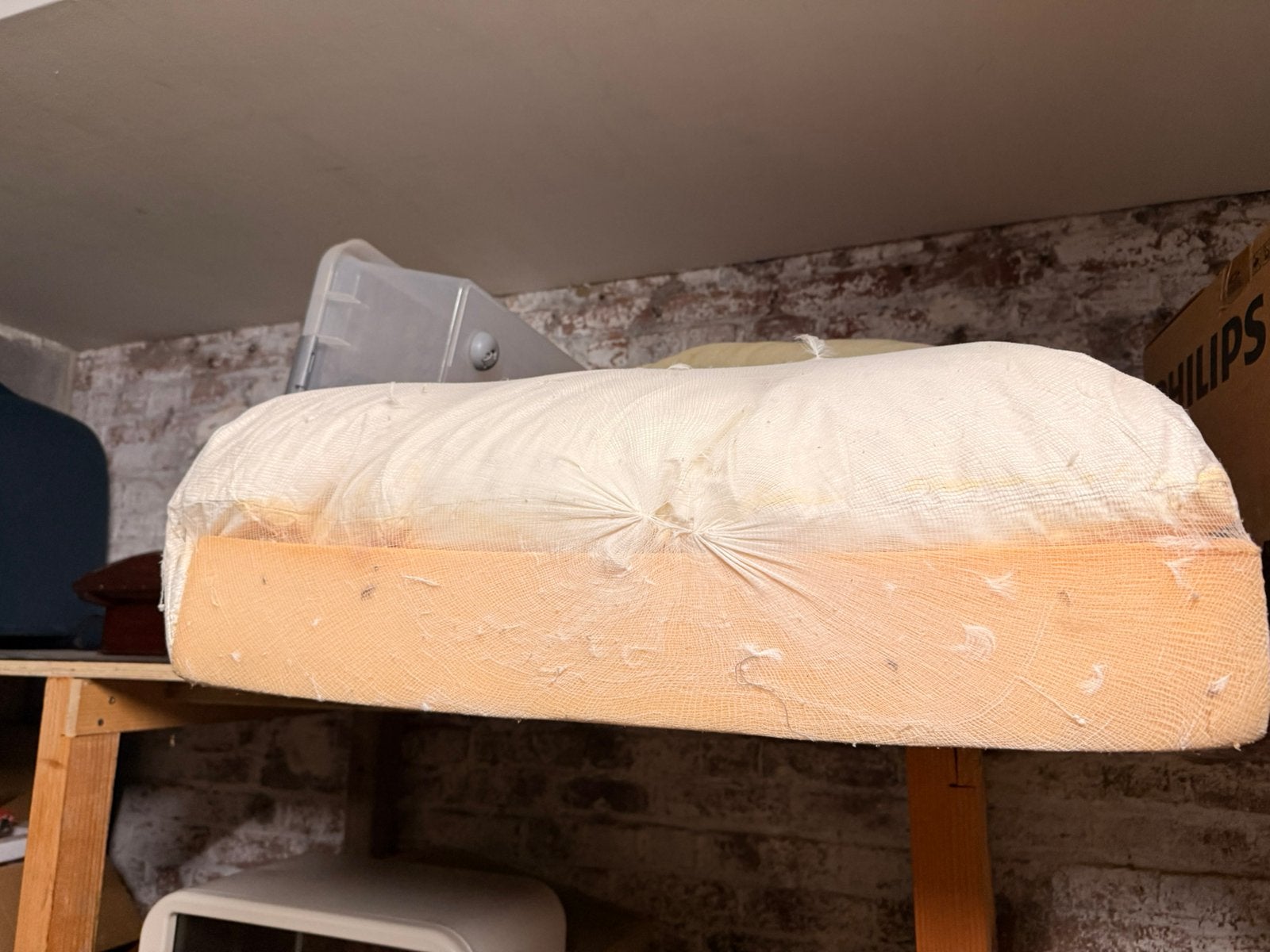 Coussins de siège en mousse de luxe recouverts de duvet, Maison & Meubles, Enlèvement, Comme neuf