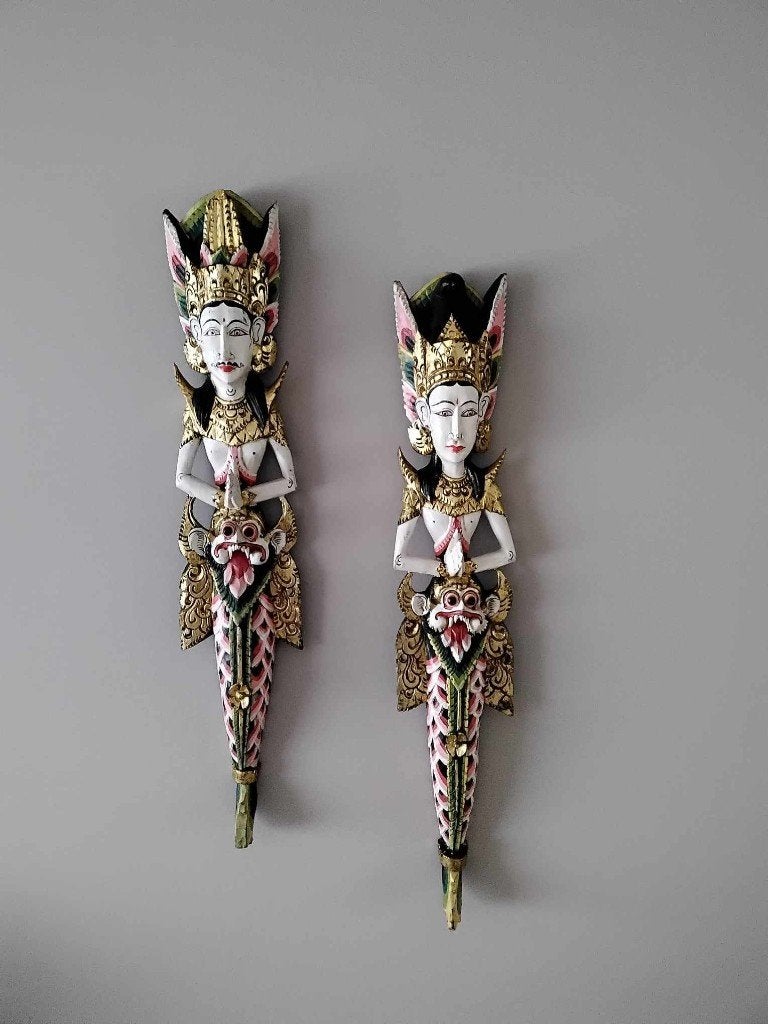 oosterse kunst, Indonésie, Enlèvement, Sculpture sur bois