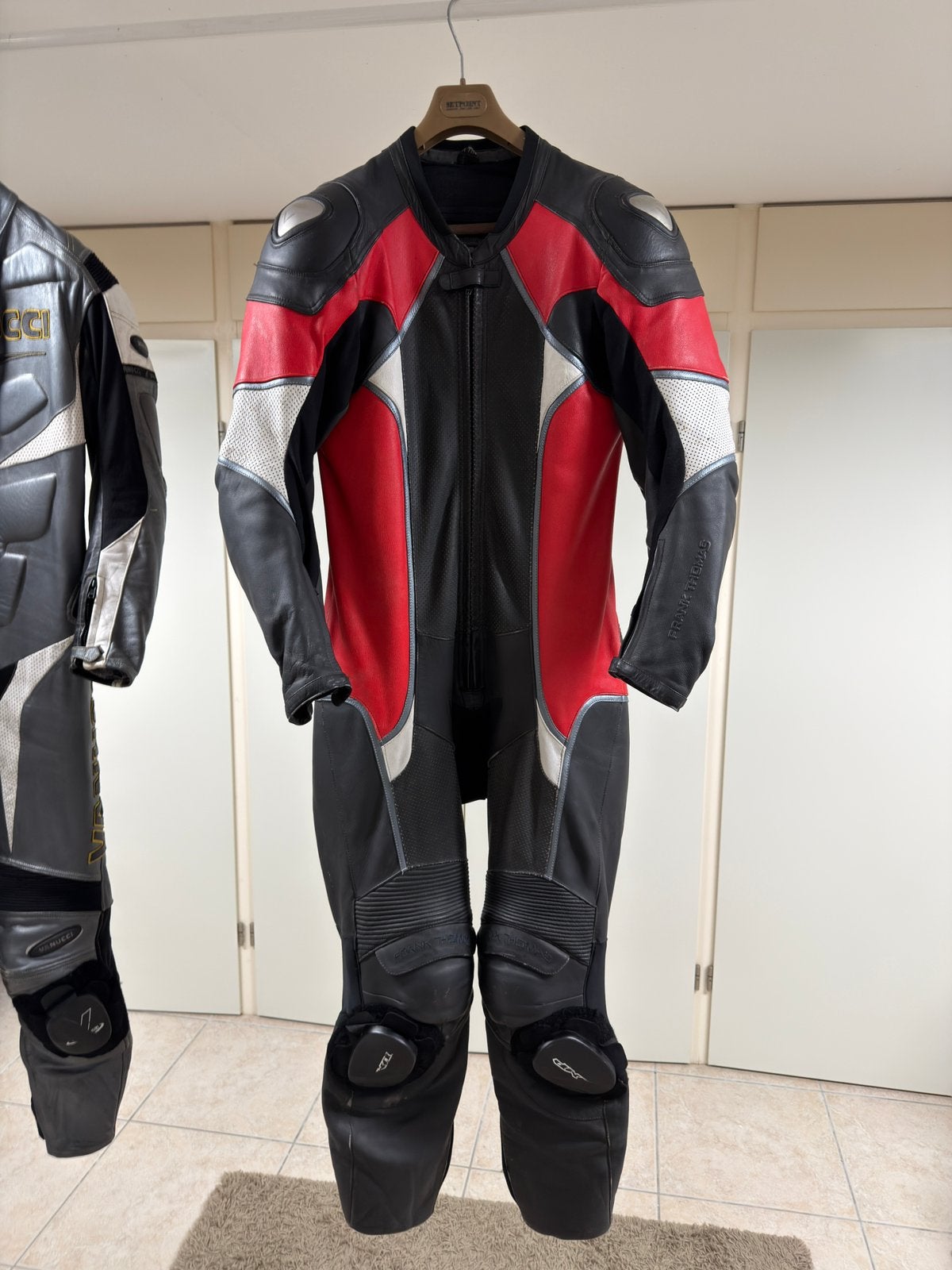 Motorpak leder eendelig maat 54, Ophalen of Verzenden, Tweedehands, Heren, Overall
