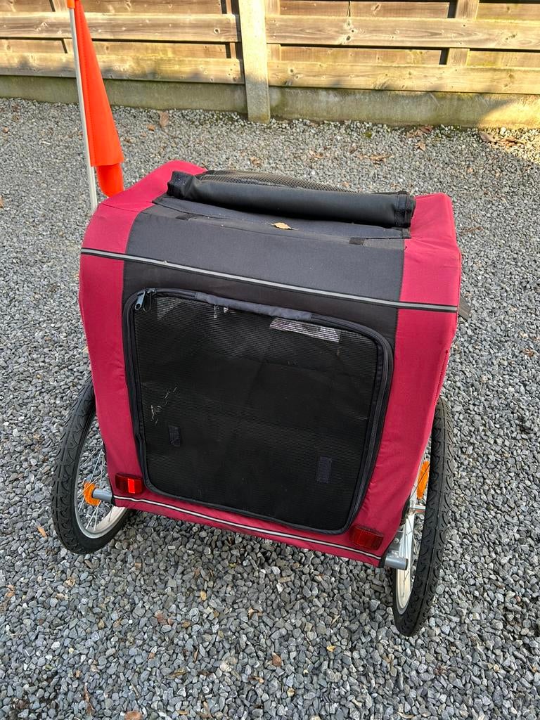 Remorque du chien pour vélo Trixie, Enlèvement, Comme neuf, Remorque pour chien, Suspension