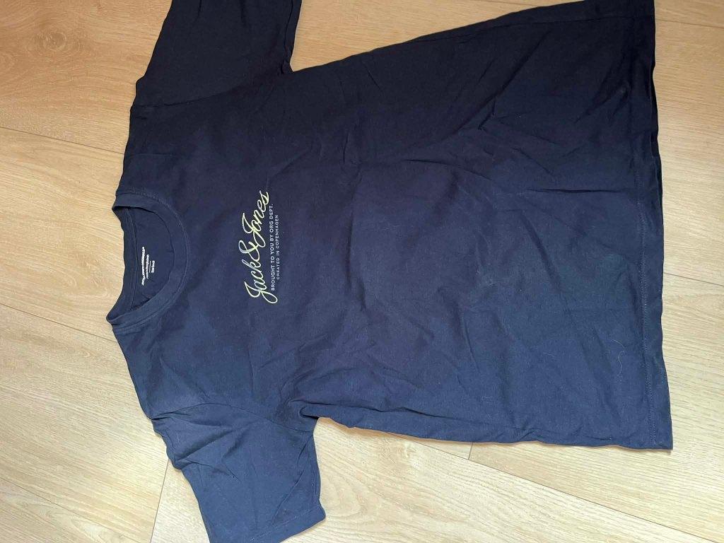 tshirt blauw print jack jones maat s, Kinderen en Baby's, Kinderkleding | Maat 176, Gebruikt, Ophalen of Verzenden, Shirt of Longsleeve
