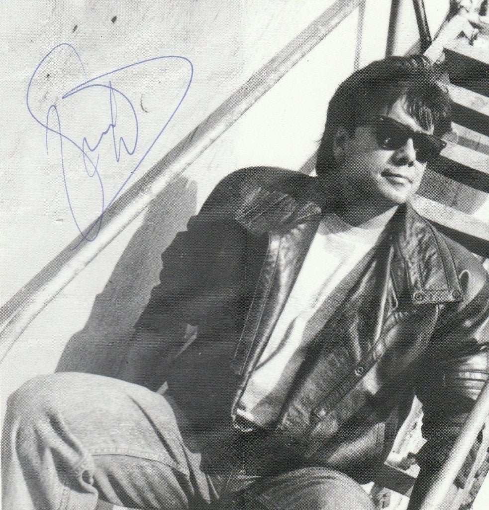 Frank Valentino - foto met handtekening - 1994 - 10,5 x 10,5, Ophalen of Verzenden, Zo goed als nieuw, Foto of Kaart, Gesigneerd