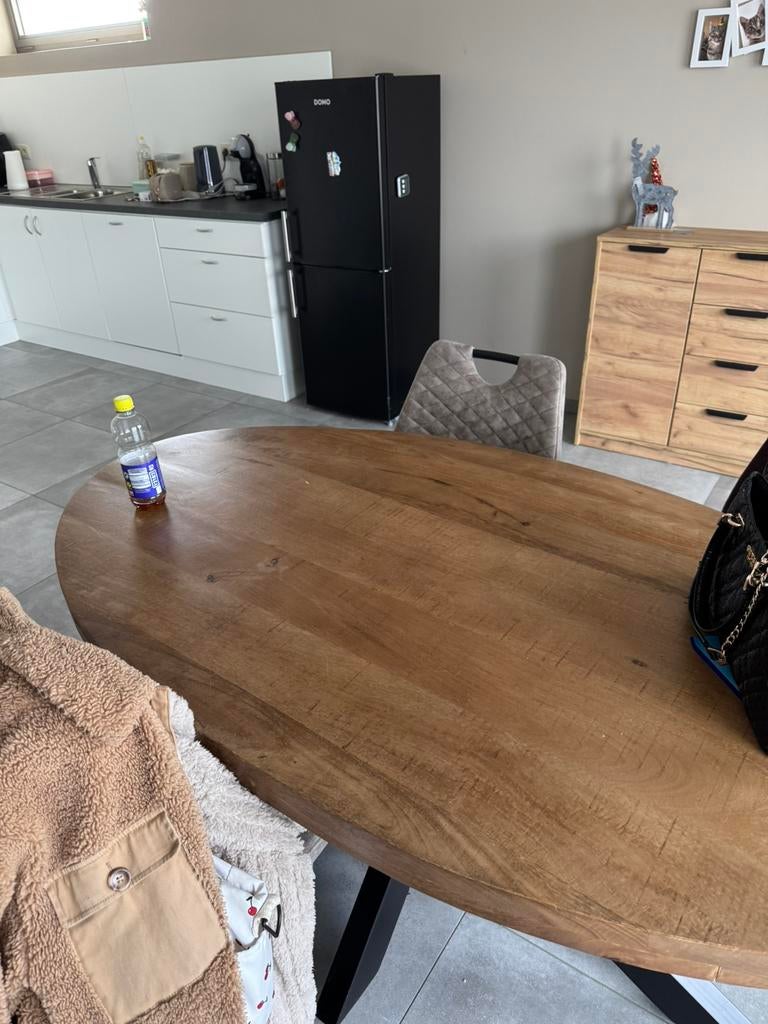 Eettafel + stoelen te koop, Ophalen