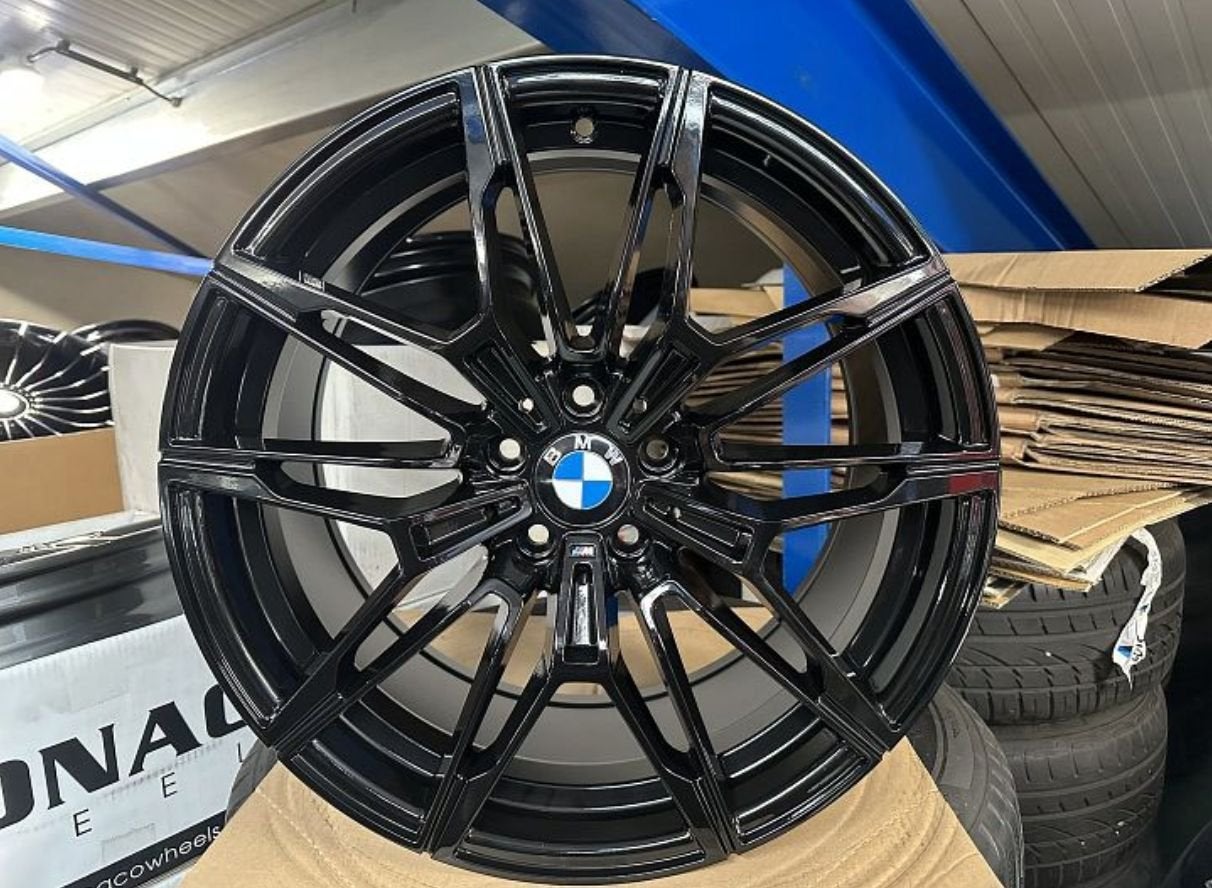 NIEUWE 18inch BMW Black 825M Style Velgen set! 5x112 G20 G30, Auto-onderdelen, 18 inch, -, -, Banden en Velgen